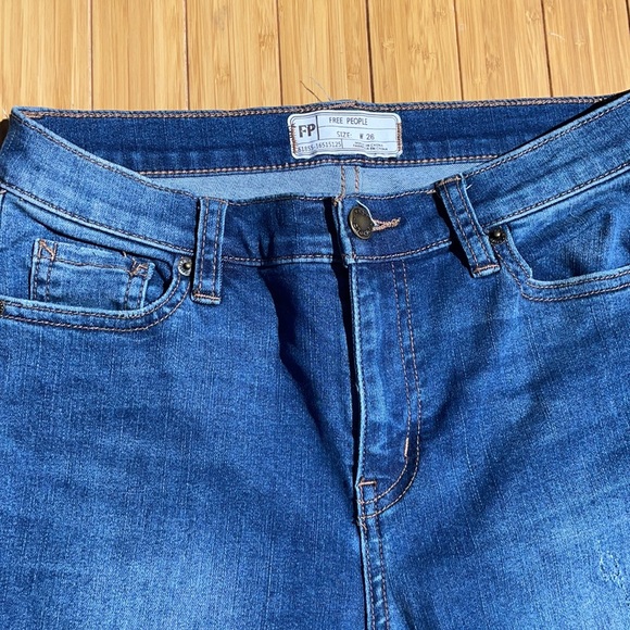 Free People Great Heights Fray Skinny Jeans - Picture 4 of 8